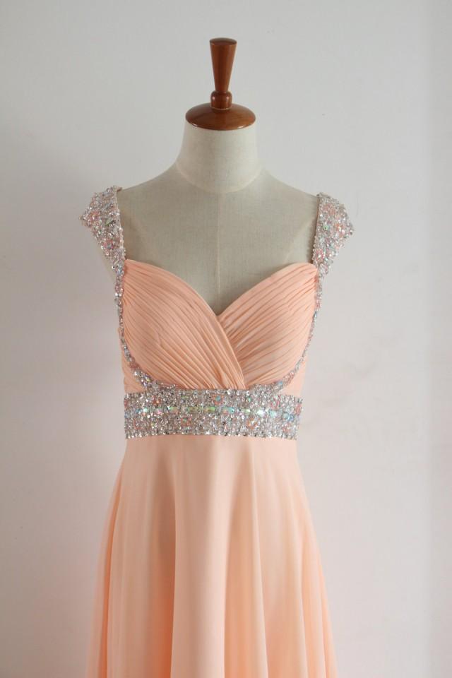 aqua and peach bridesmaid dresses