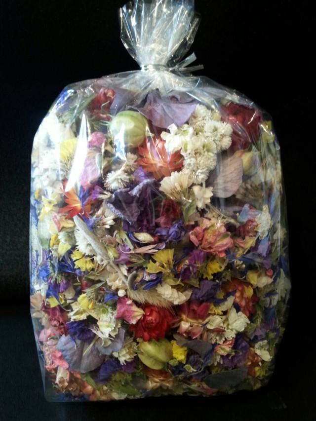 7 Cups Of Dried Flowers Dried Flower Confetti Wedding Table Decor