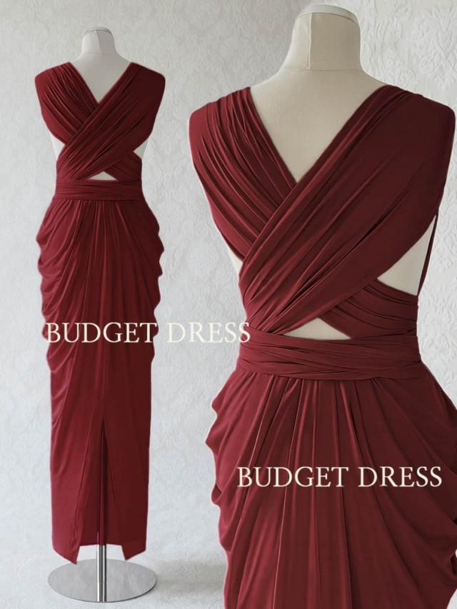 marsala red bridesmaid dresses