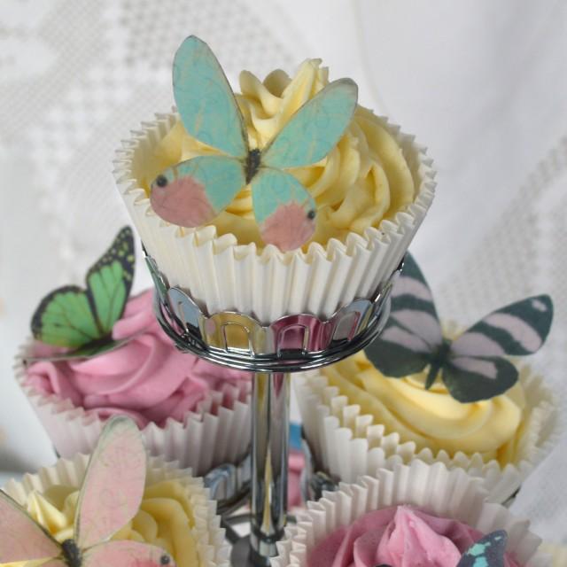 Wedding Butterfly Wafer Cake Decoration Edible Rice Paper Cupcake Toppers
