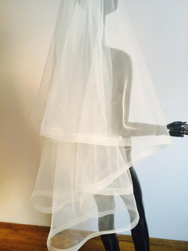 horsehair edge cathedral veil