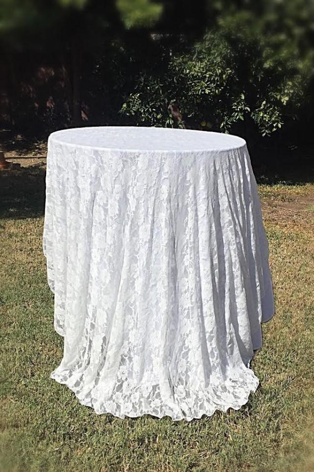 Table Cloth, Wedding Tablecloth, Lace Table Overlay, Tablecloth, Table ...