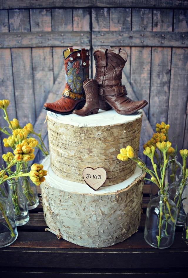 Western Family Custom Wedding Cake Topper Hunter Personalized