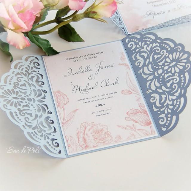 Wedding Invitation Template Filigree (svg, Dxf, Cdr ...