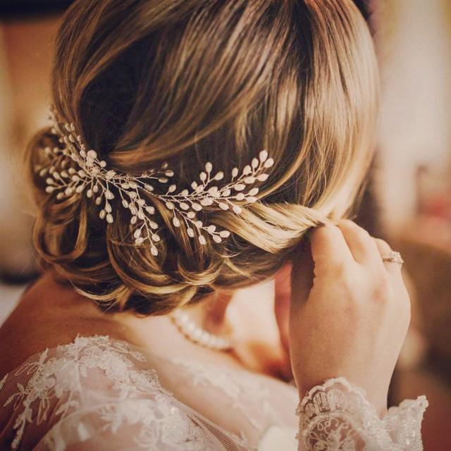 updo hair pieces wedding