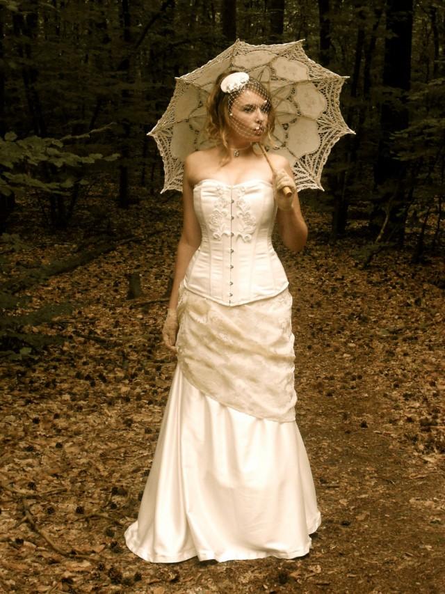 Bespoke Ivory Or Black Bohemian Vintage Victorian Edwardian Bridal