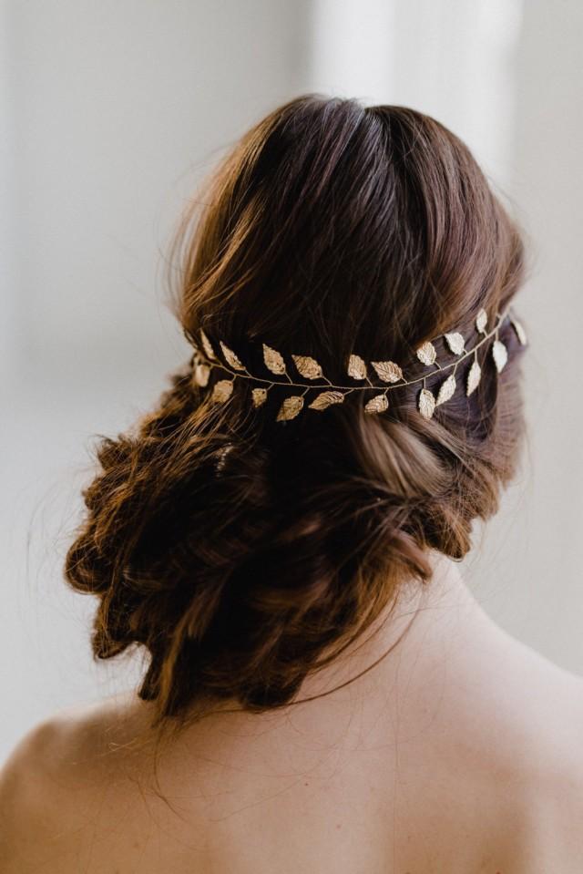 Hair Golden Leaf Hair Vine 2681748 Weddbook