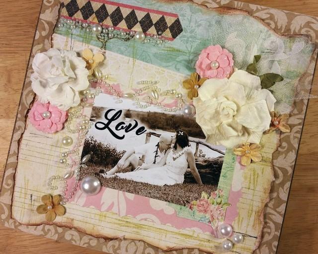 Keepsake Box, Photo Collage Box, Personal Collage Keepsake Box, Photo