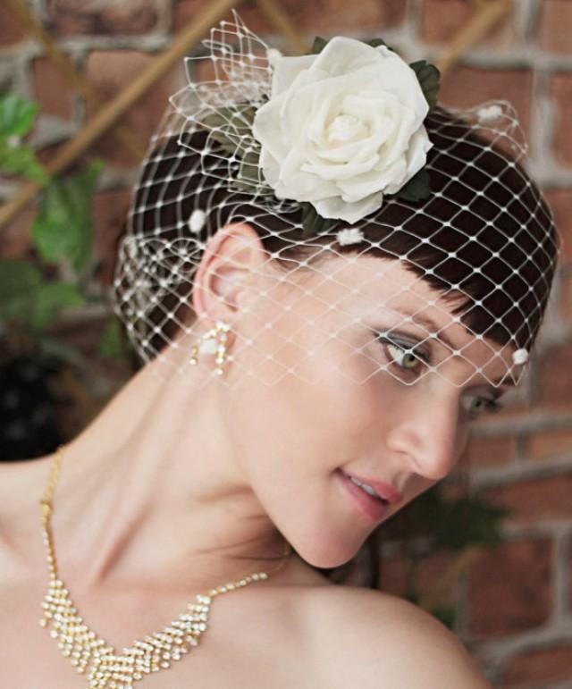 Vintage Birdcage Veil Wedding Birdcage Veil Bridal Fascinator