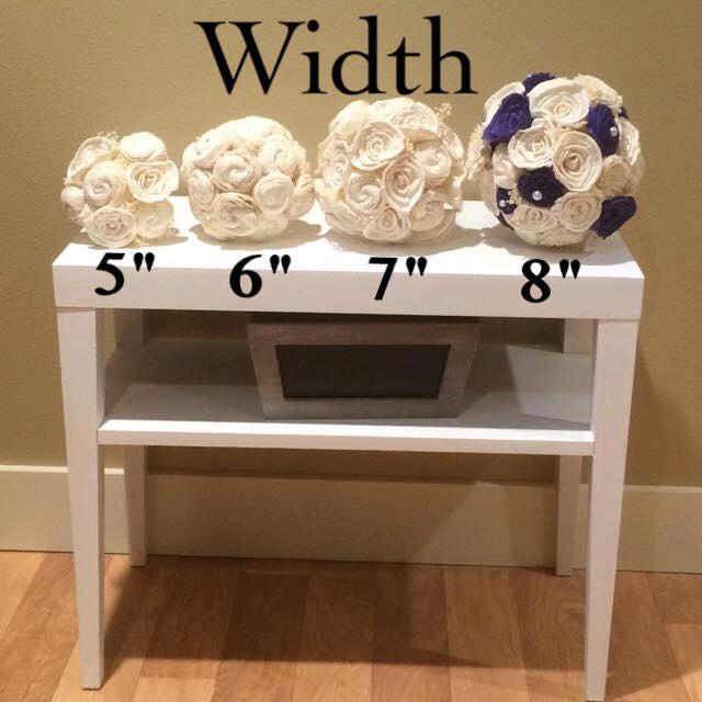 Bouquet Sizes, Bridal Bouquet, Bridesmaid Bouquet, Sola Flowers, Sola