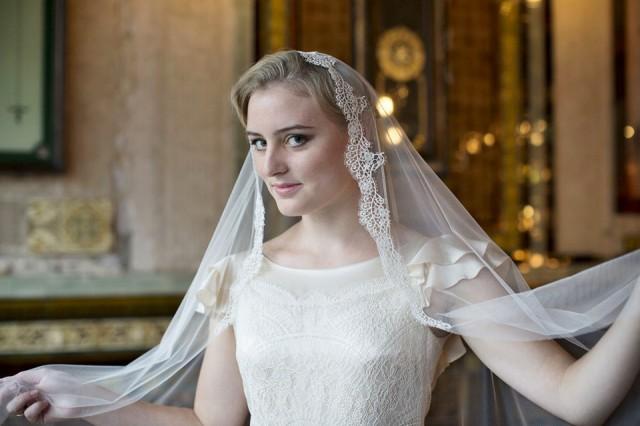 antique wedding veils 1920's
