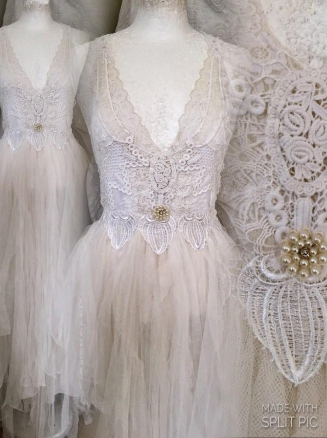 fairy boho wedding dress