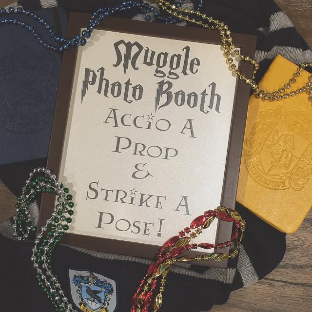 Harry Potter Wedding // Harry Potter Photo Booth Sign // Printable ...