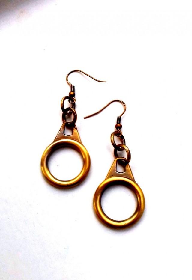 Brass Earrings Unique T For Woman Vintage Earrings Dangling