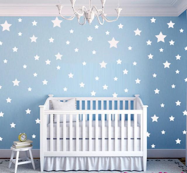 Set Of 270 Star Vinyl Wall Decal Art Sticker For Baby Room Nursery