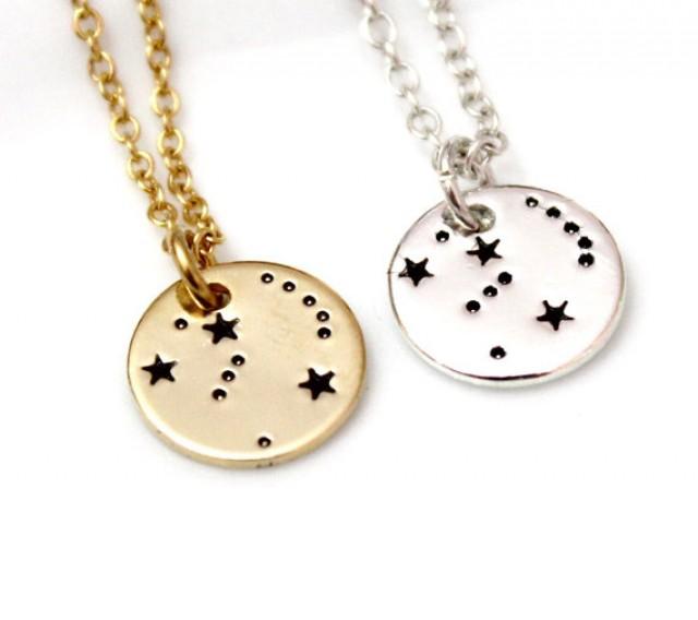 Orion Necklace Sterling Silver, Orion Constellation Necklace, Necklace