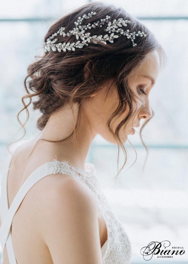 Wedding Headpiece Pearl Hair Piece Bridal Headpiece Wedding