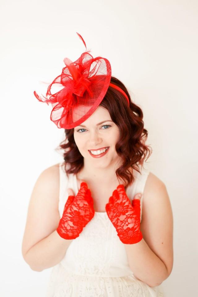 red hat fascinator