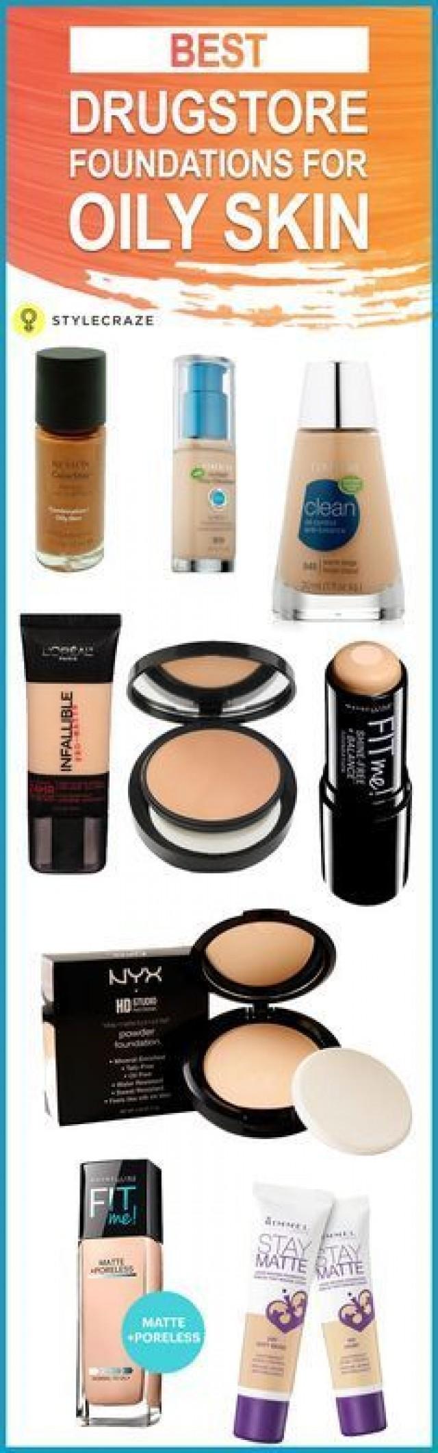 best drugstore foundations for combination skin