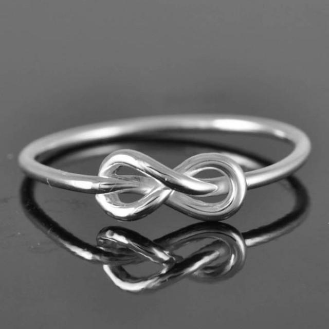 Infinity Ring, Knot, Best Friend, Promise,personalized, Friendship
