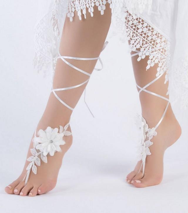 footless beach sandals