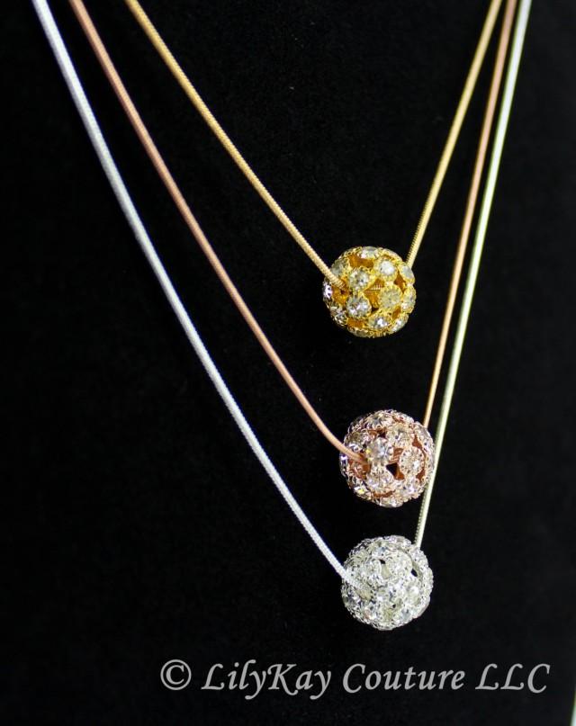 Rose Gold Necklace Gold Necklace Simple 