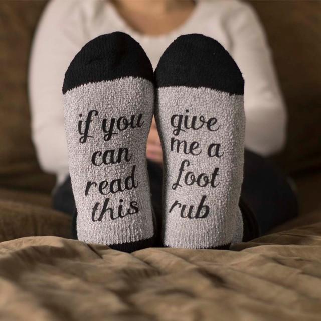 If You Can Read This Socks Foot Rub Socks Funny Socks For Women