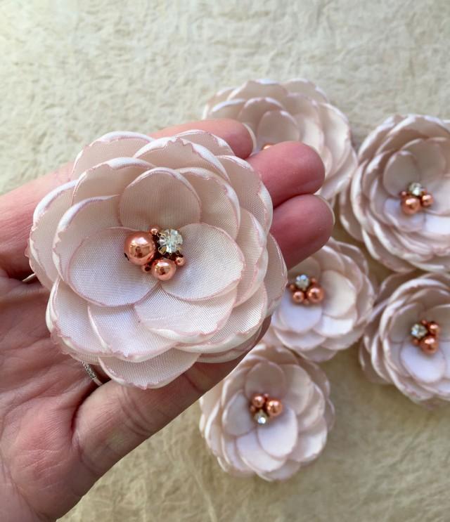 rose gold fake flowers