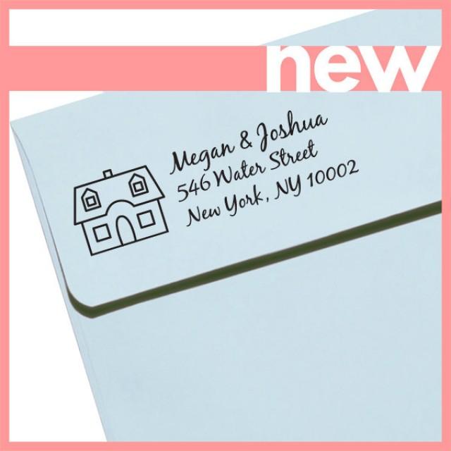 Personalized Eco Friendly Self Inking Address Stamp Wedding Gift
