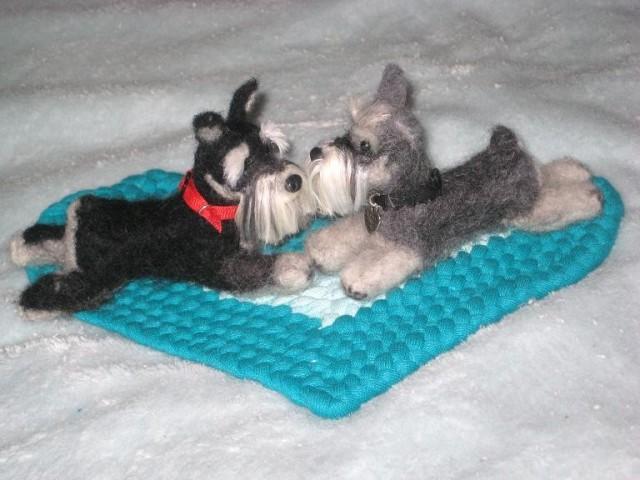schnauzer cake topper