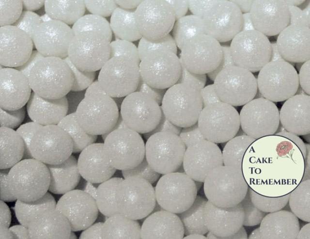 100 6mm Fondant Cake Pearls Sugar Gems For Cake Decorating