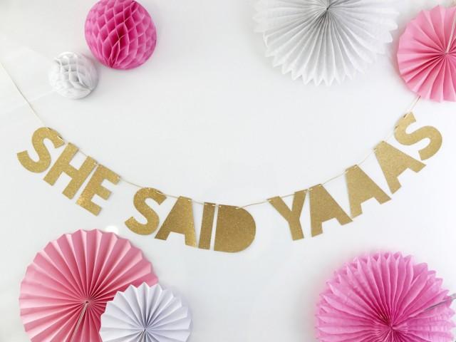 Decor She Said Yaaas Banner 2710713 Weddbook Decor She Said Yaaas Banner 2710713 Weddbook