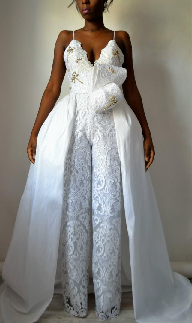 Dress Lilly Lace Wedding Jumpsuit 2717309 Weddbook