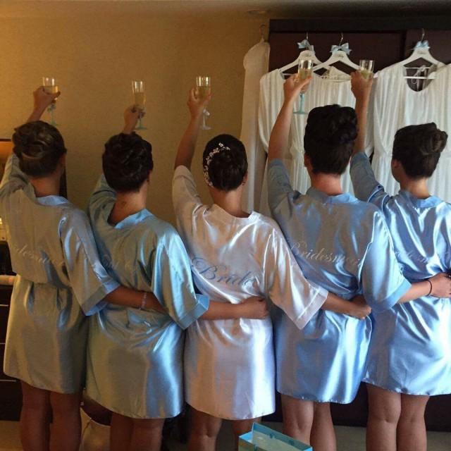 baby blue dressing gown