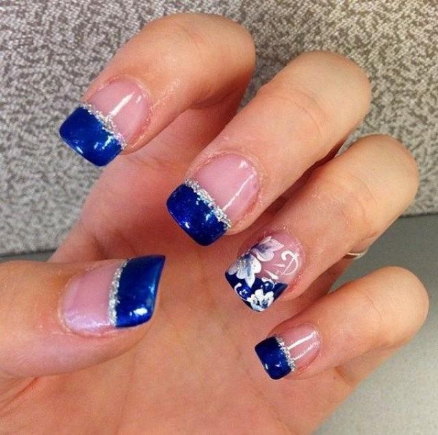 Nail - 40 Blue Nail Art Ideas #2724193 - Weddbook