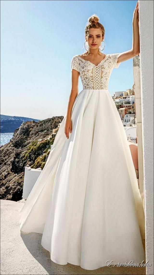 123 Short Sleeve Wedding Dress Trend 2017 2726916 Weddbook