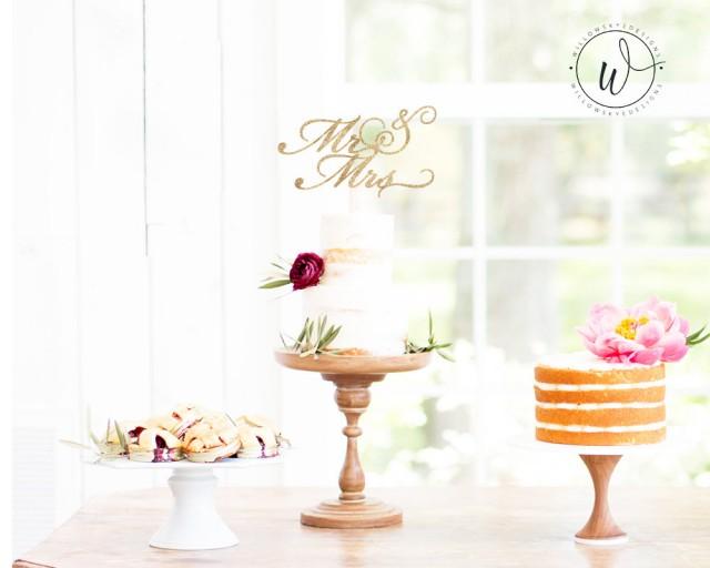 Mr And Mrs Wedding Reception Wedding Decor Cake Topper 2728822