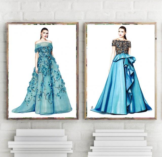 Marchesa Illustration Fashion Girl Art Fashion Design Sketch Fashion Illustration Fashion Sketch Fashion Girls Marchesa Dress Weddbook