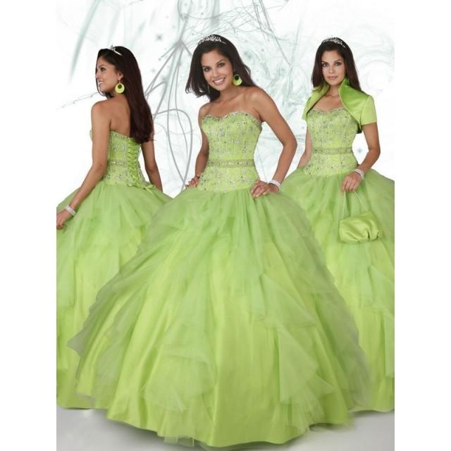 Ball Gown Sweetheart Beading Floorlength Organza Prom Dresses In