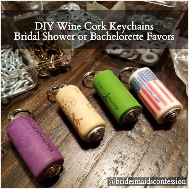 Diy Wine Cork Keychains Simple Cute And Affordable Favors 2740040 Weddbook