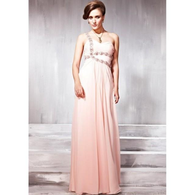Nice Aline Oneshoulder Beading FloorLength Chiffon Dress In Canada Prom Dress Prices