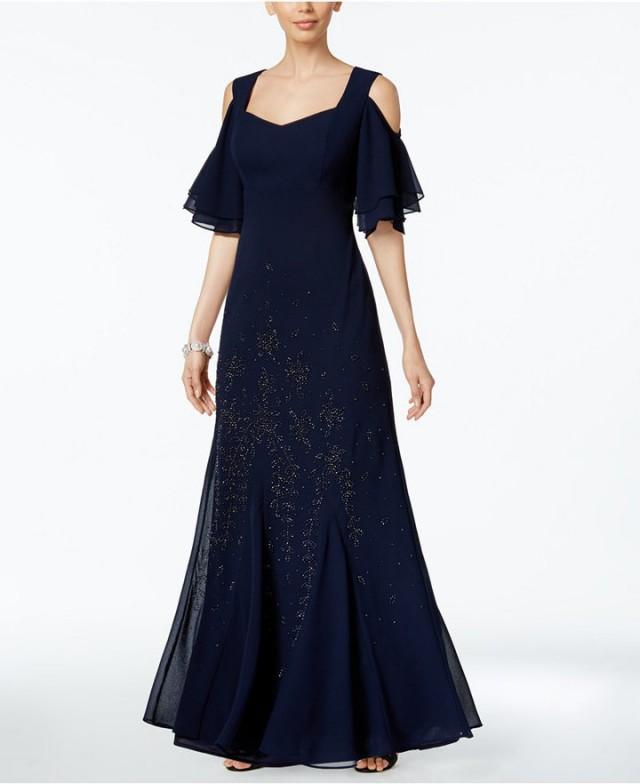 R M Richards Embellished Cold Shoulder Gown 2749197 Weddbook