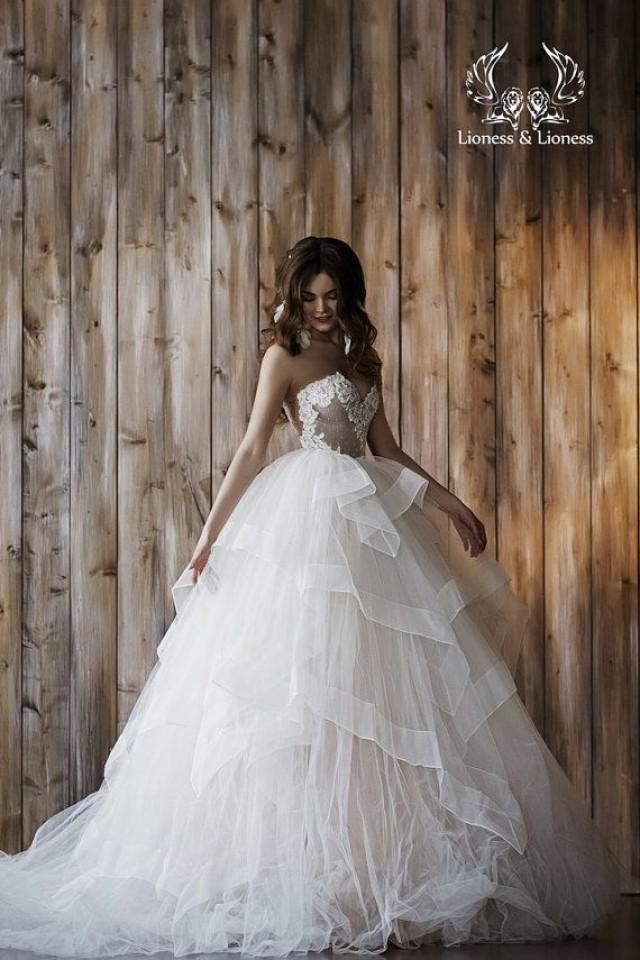 ball gown on short bride