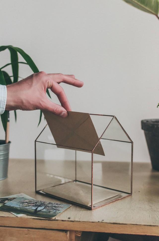 Wedding Card Holder For Cards Wishing Cards Wedding Decor Terrarium