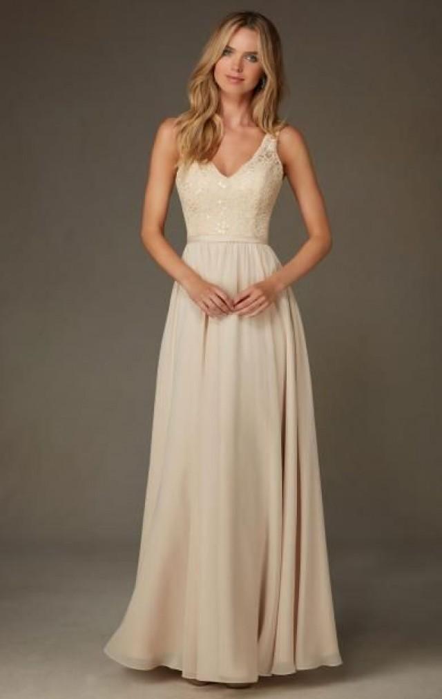gold and champagne bridesmaid dresses