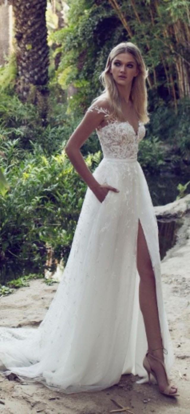 Off Shoulder Beach Wedding Dress Carley Connellan