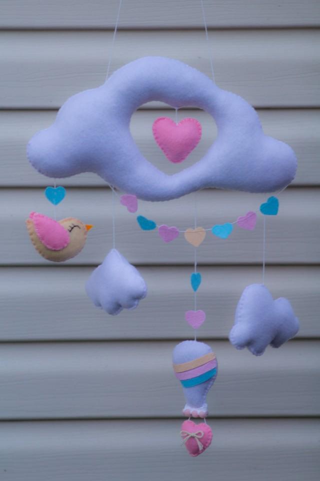 cot mobile for baby girl