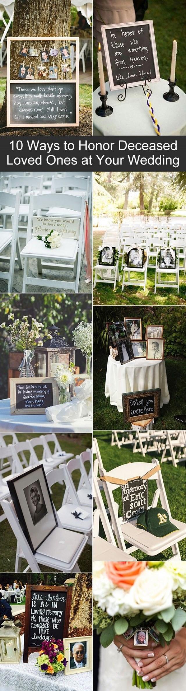 10 Unique Ways To Honor Deceased Loved Ones At Your Wedding 2762578