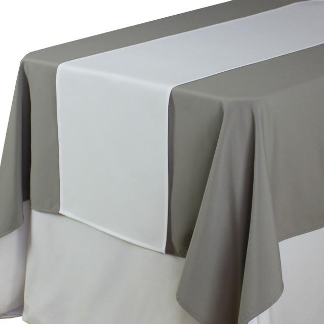 Decor White Table Runner 14 X 108 Inches 2769419 Weddbook