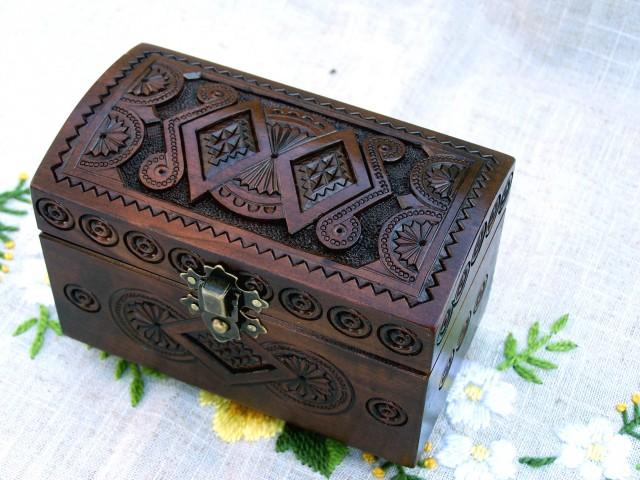 Ring Bearer Box Wedding Ring Box Jewelry Box Wooden Box Ring Bearer Pillow Pillow Lace Wood Carving Wedding Ring Pillow Jewelry Boxes B54 2770490 Weddbook